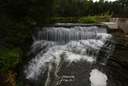 Belfountain Falls from the suspension bridge